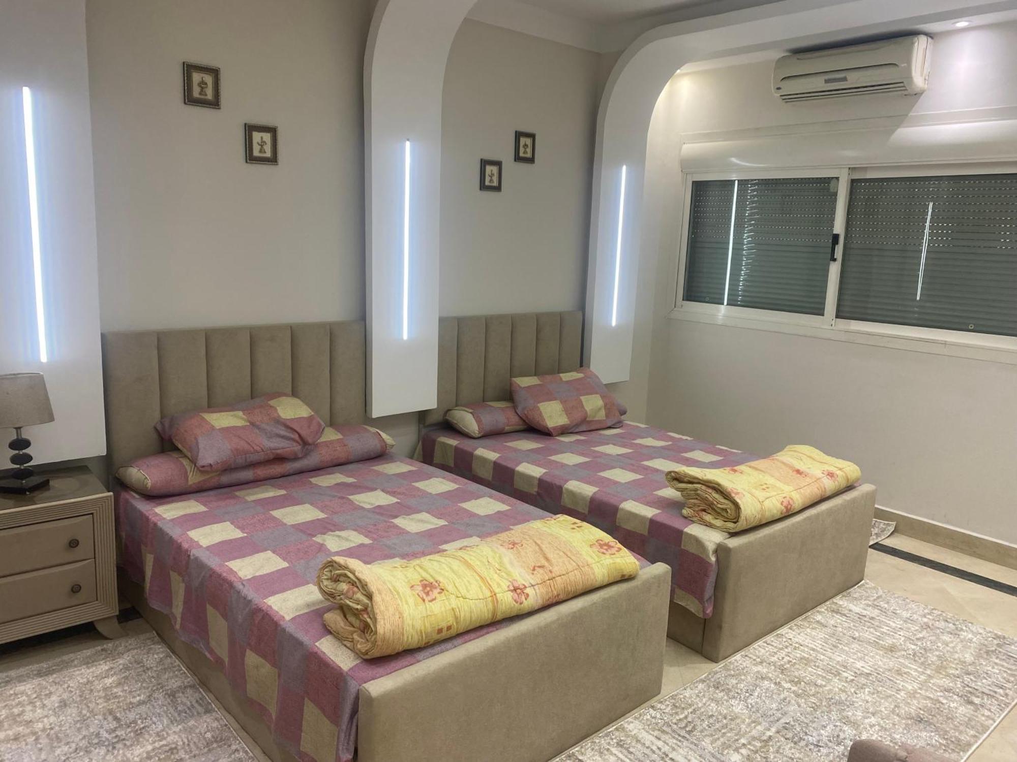 شقه فندقيه لك بالكامل في ارقي موقع بالمهندسين غرفتين Apartment